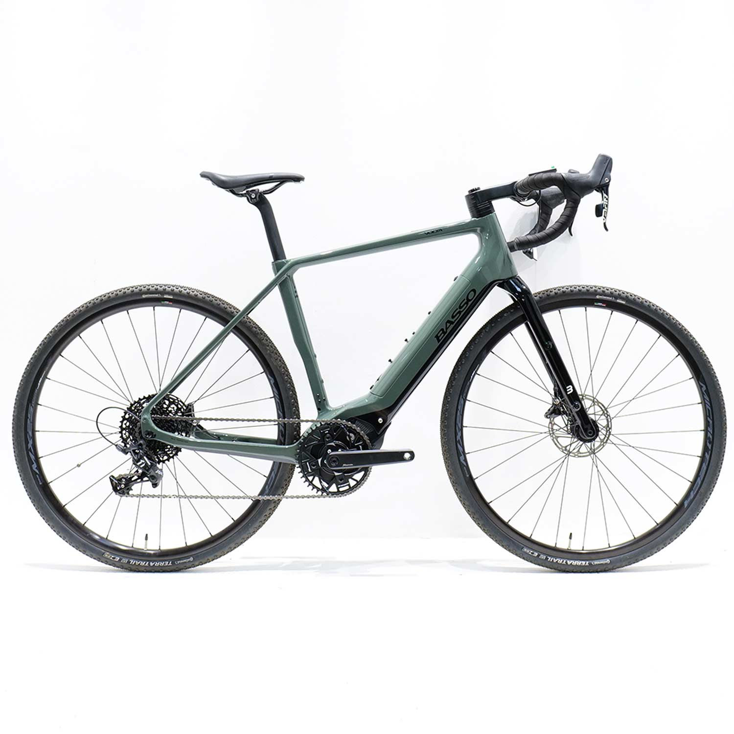 Basso Bikes Volta Gravel Apex Green Medium Ex Demo E-Bike - Volta Gravel Apex 1x