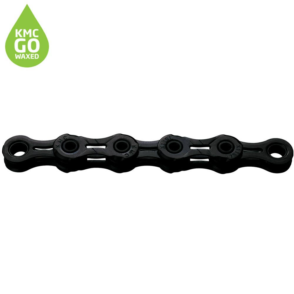 KMC X11 DLC Pre-waxed Chain 118L - DLC 11 Black Waxed 118L