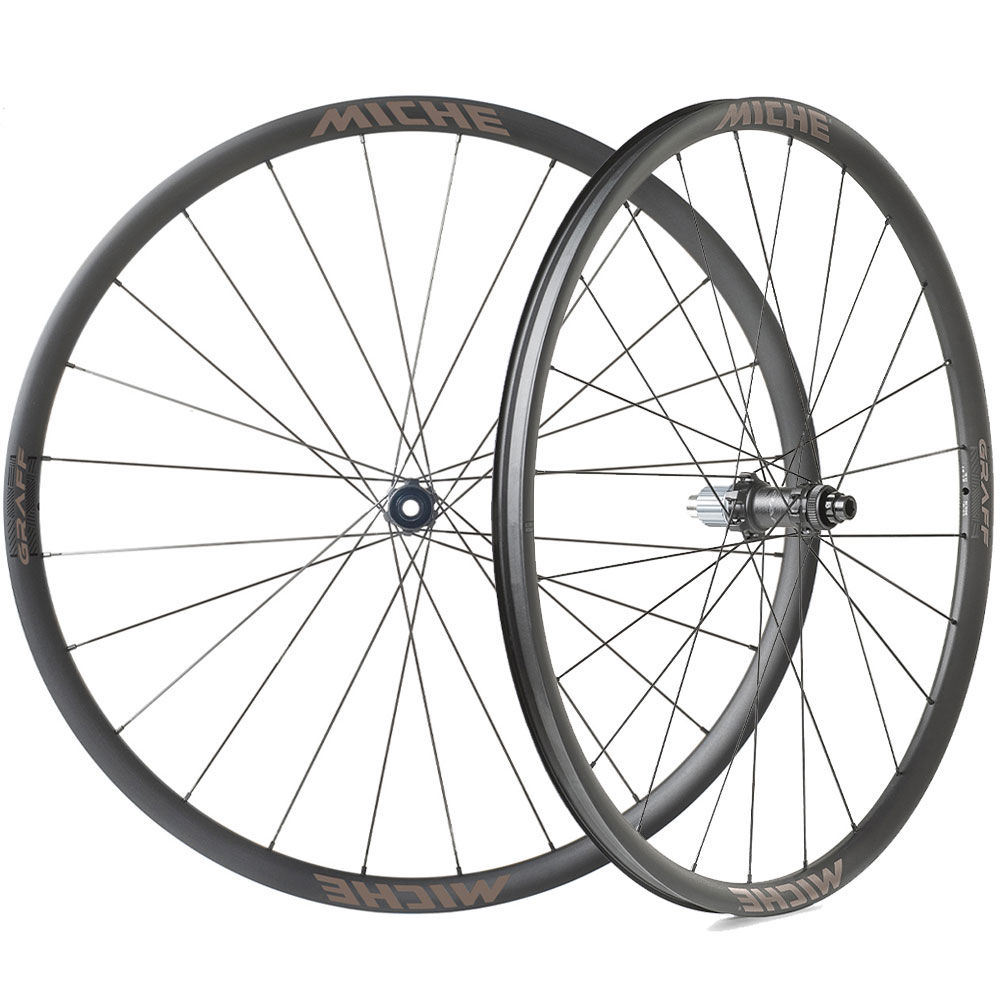 Miche Graff Tubeless Disc Wheels - Graff Wheels Tubeless XDR Pair