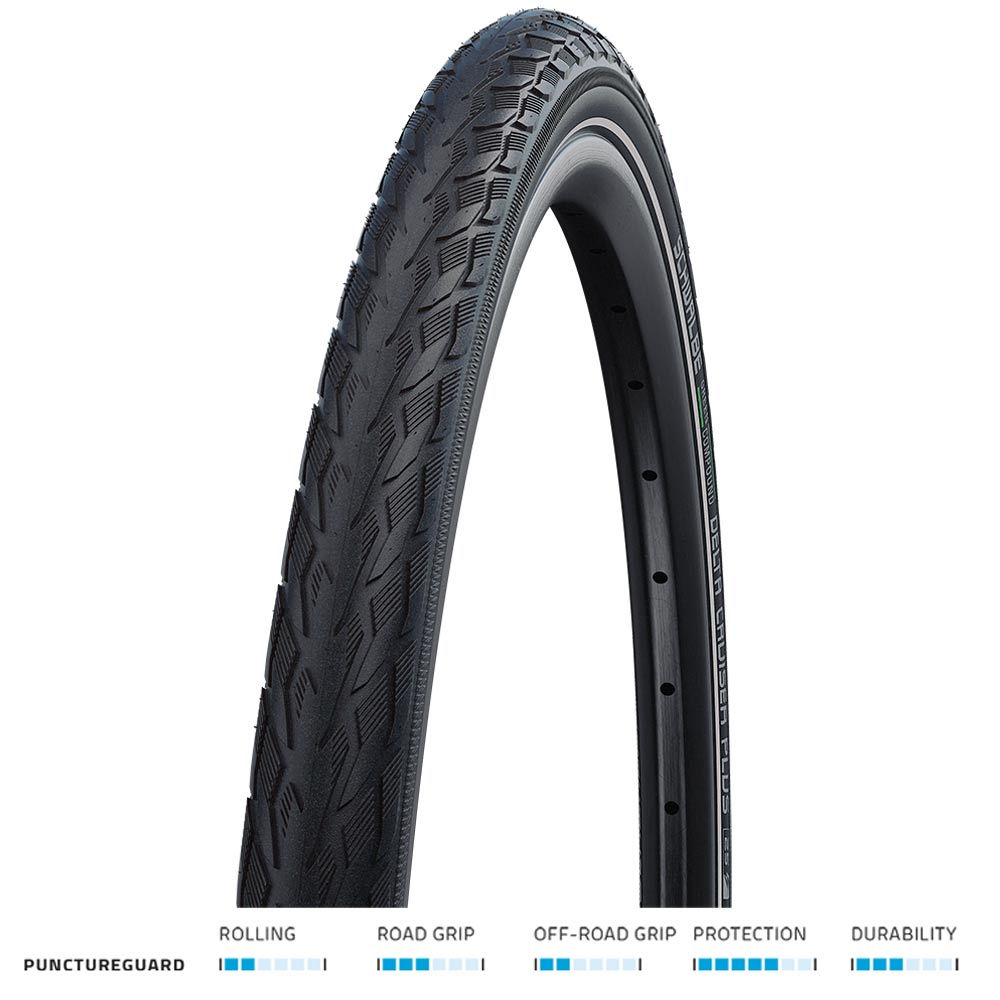 Schwalbe Delta Cruiser Plus Puncture Guard - Delta Cruiser Plus P/Guard 26 x 1.7