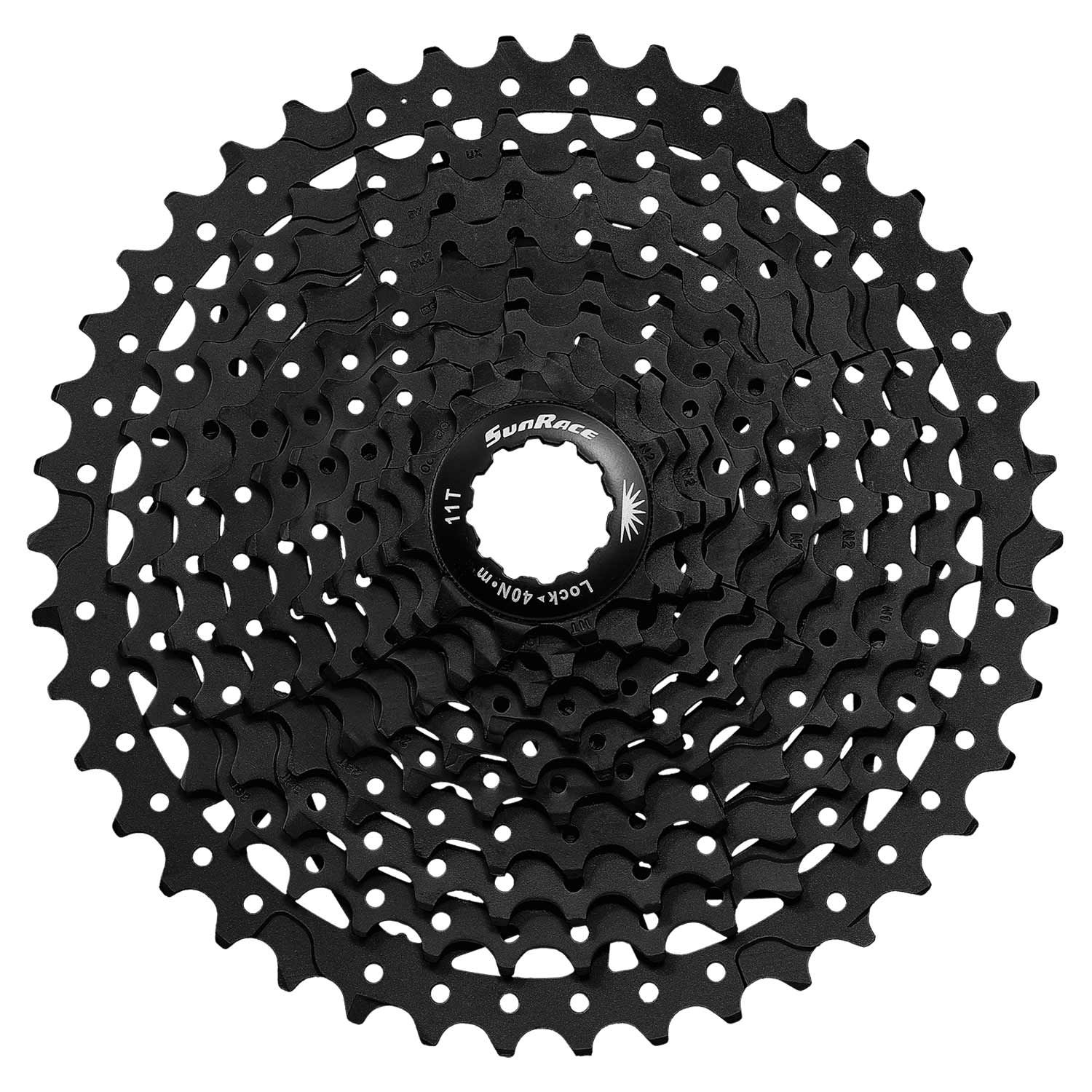 Sunrace MS 11x MTB Cassette - MS8 11x MTB Cassette Black 11-46T