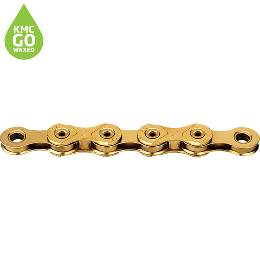 KMC X12L Pre-waxed Chain 126L - X12L Ti-N Gold Light Waxed 126L