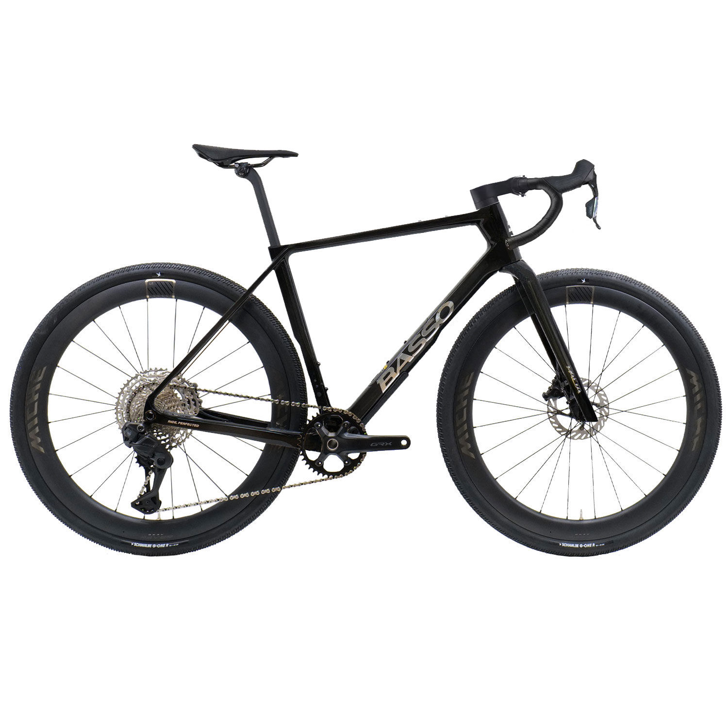 Basso Bikes Palta III GRX Di2 12x Carbon Chrome Black Bike - Palta III GRX DI2 W