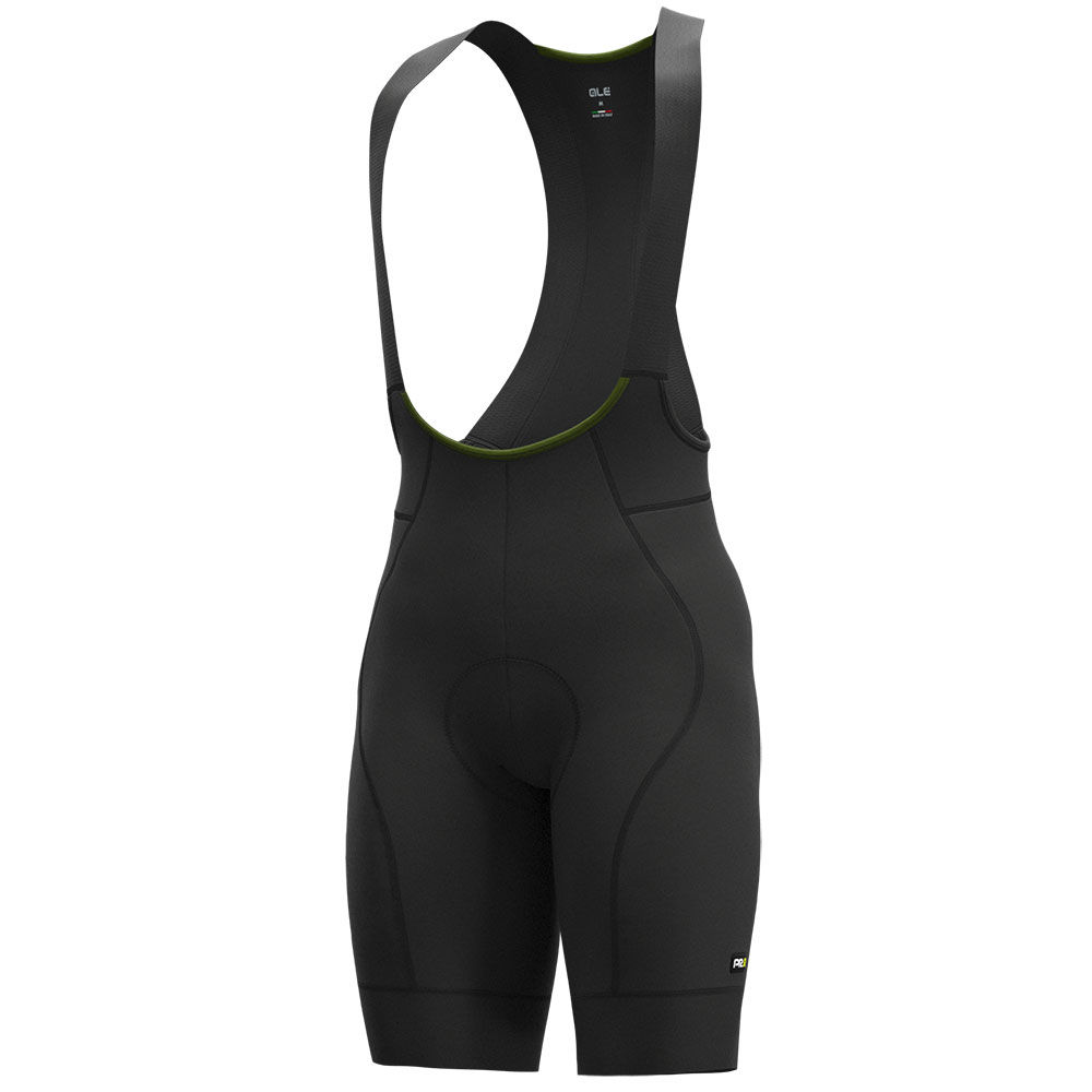 Ale Clothing Green Speed PR-R Bibshorts - Green Speed PR-R Bibshorts Black XXL