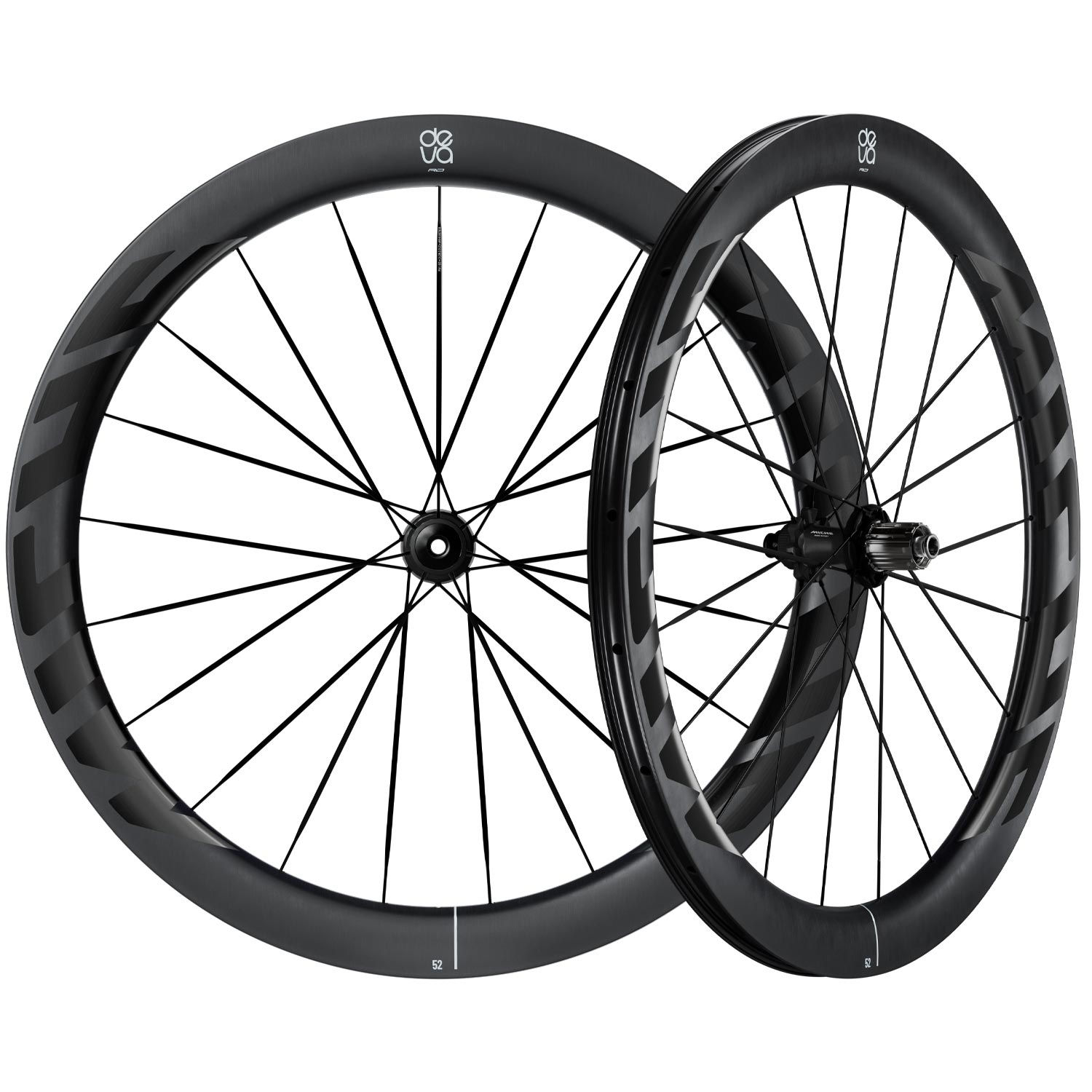 Miche Deva RD 52 Tubeless Disc Midnight Black Wheels - Deva RD 52 TLR Wheels Mid