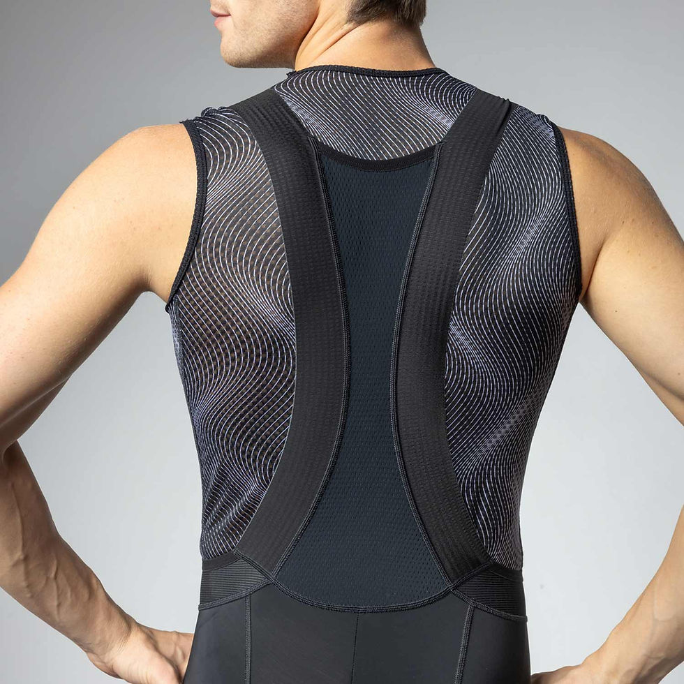 Thumbnail: Ale Clothing Strada PR-R Bibshorts - Strada PR-R Bibshorts Black/Grey