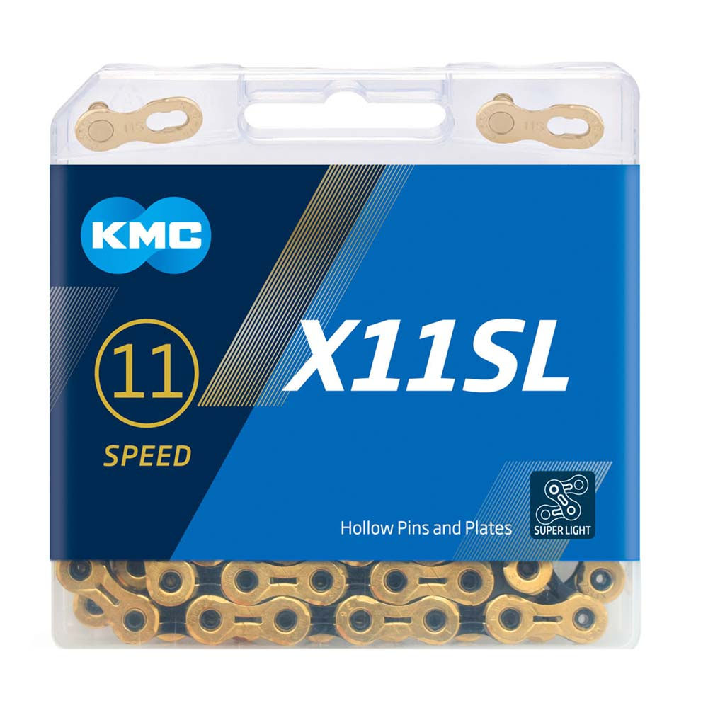 KMC X11-SL Chain 118L - X11SL Ti-N Gold/Black 118L