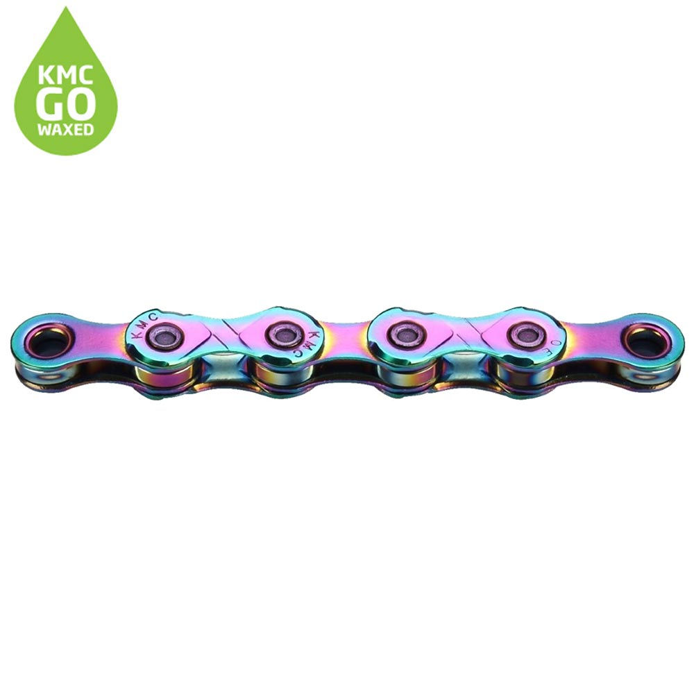 KMC X12 Aurora Pre-waxed Chain 126L - X12 Aurora Blue Waxed 126L