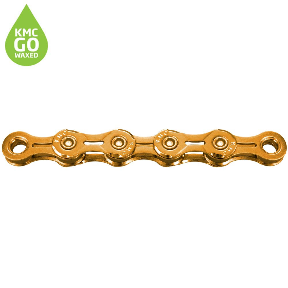 KMC X11EL Pre-waxed Chain 118L - X11EL Ti-N Gold Waxed 118L