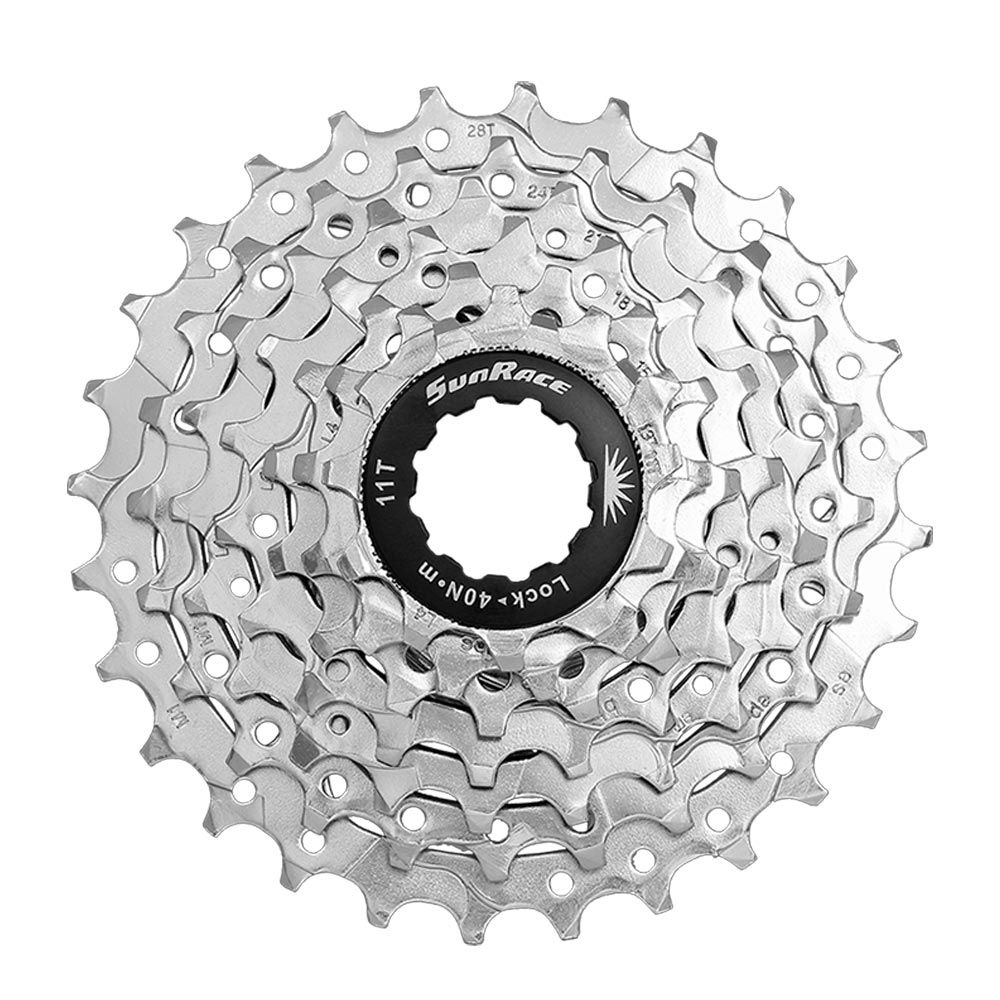 Sunrace M6 HG 7x Cassette - M6 7x MTB Cassette Silver 11-28T