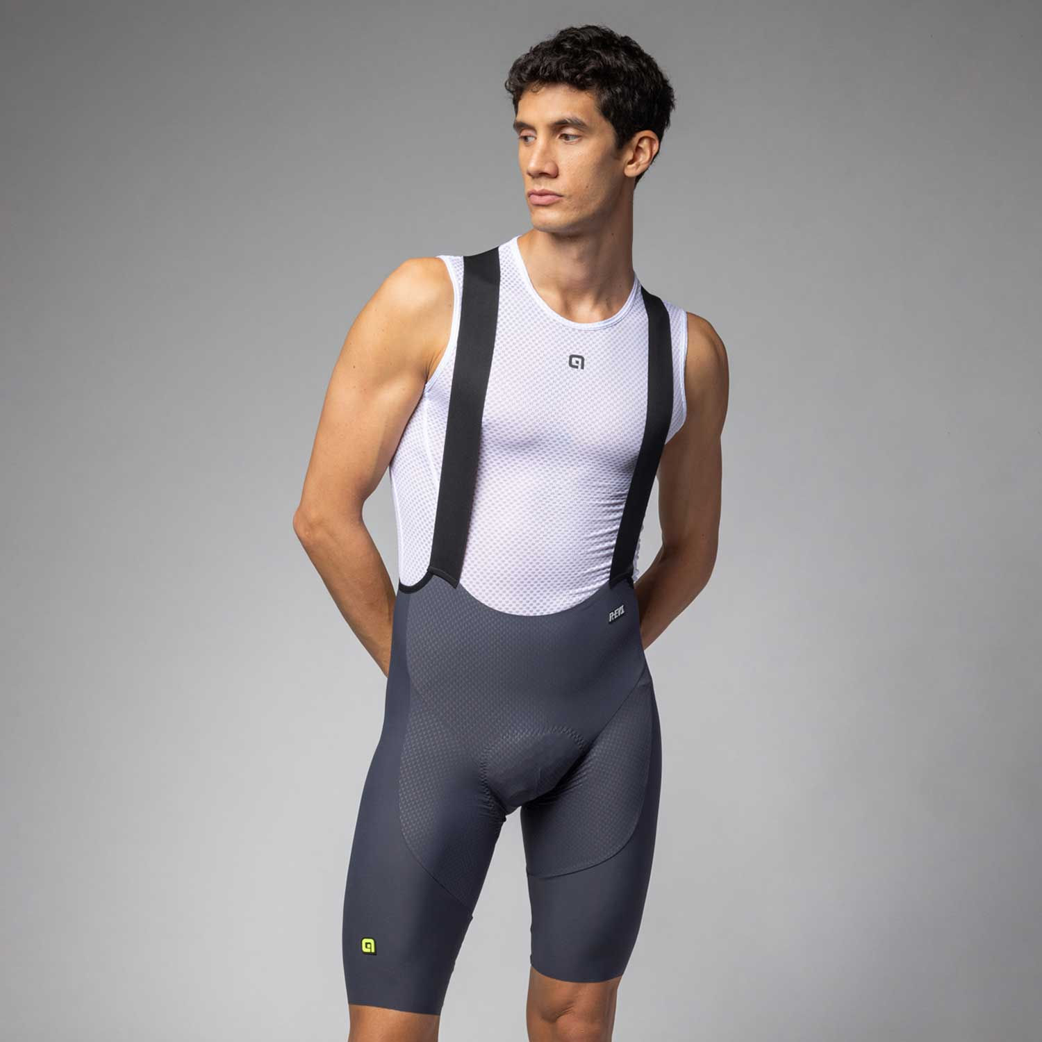Ale Clothing Voltage R-EV1 Bibshorts - Voltage R-EV1 Bibshorts Titanium XL