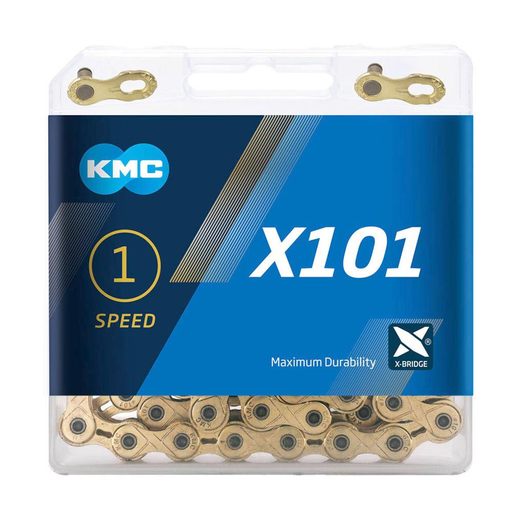 KMC X101 Track Chain 112L - X101 Gold 112L