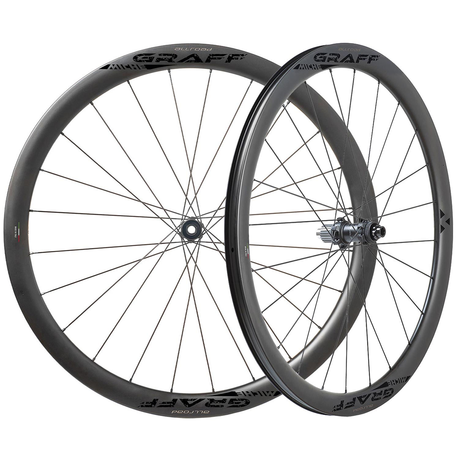 Miche Graff Allroad Tubeless Disc Wheels - Graff All Road Disc Wheels XDR Pair