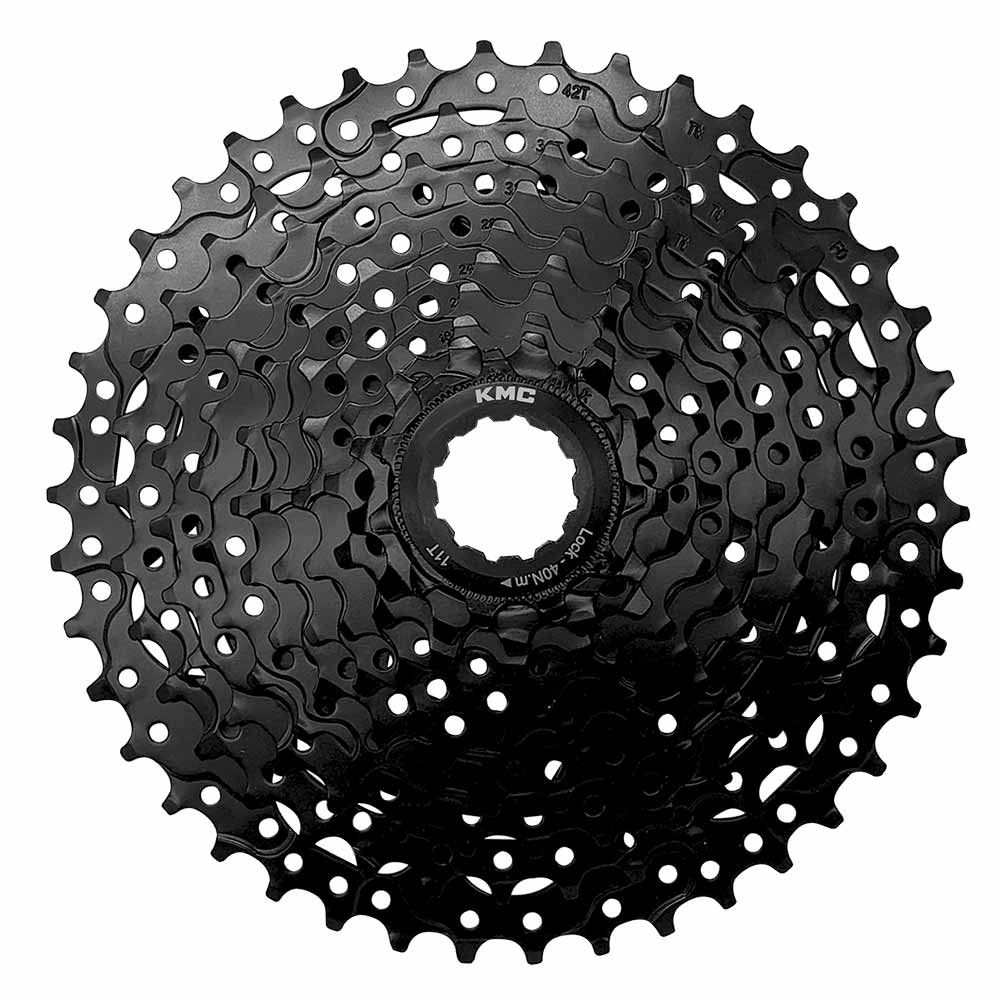 KMC REACT X10 Black Cassette - 10X 11/36 Cassette