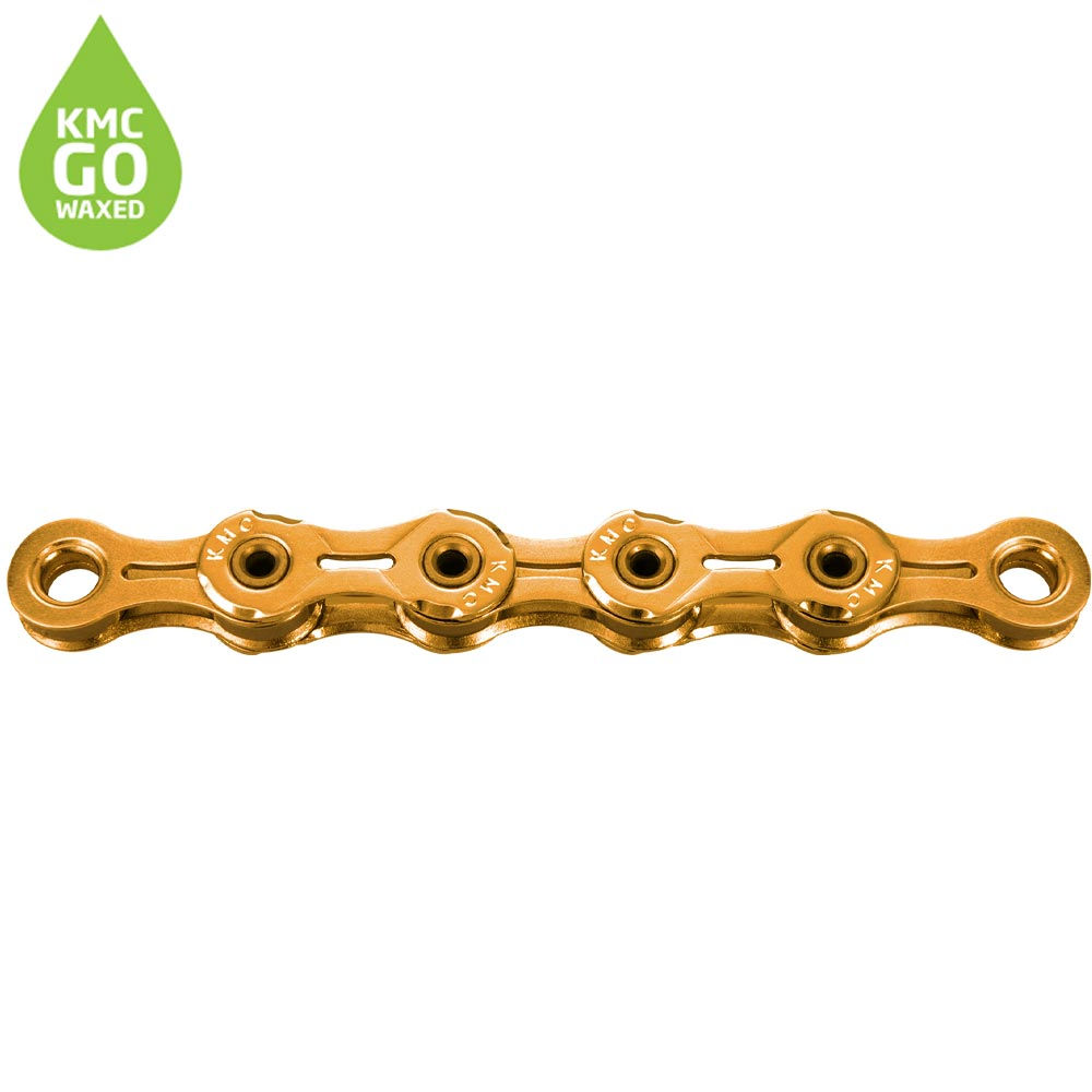 KMC X11SL Pre-waxed Chain 118L - X11SL Ti-N Gold Waxed 118L