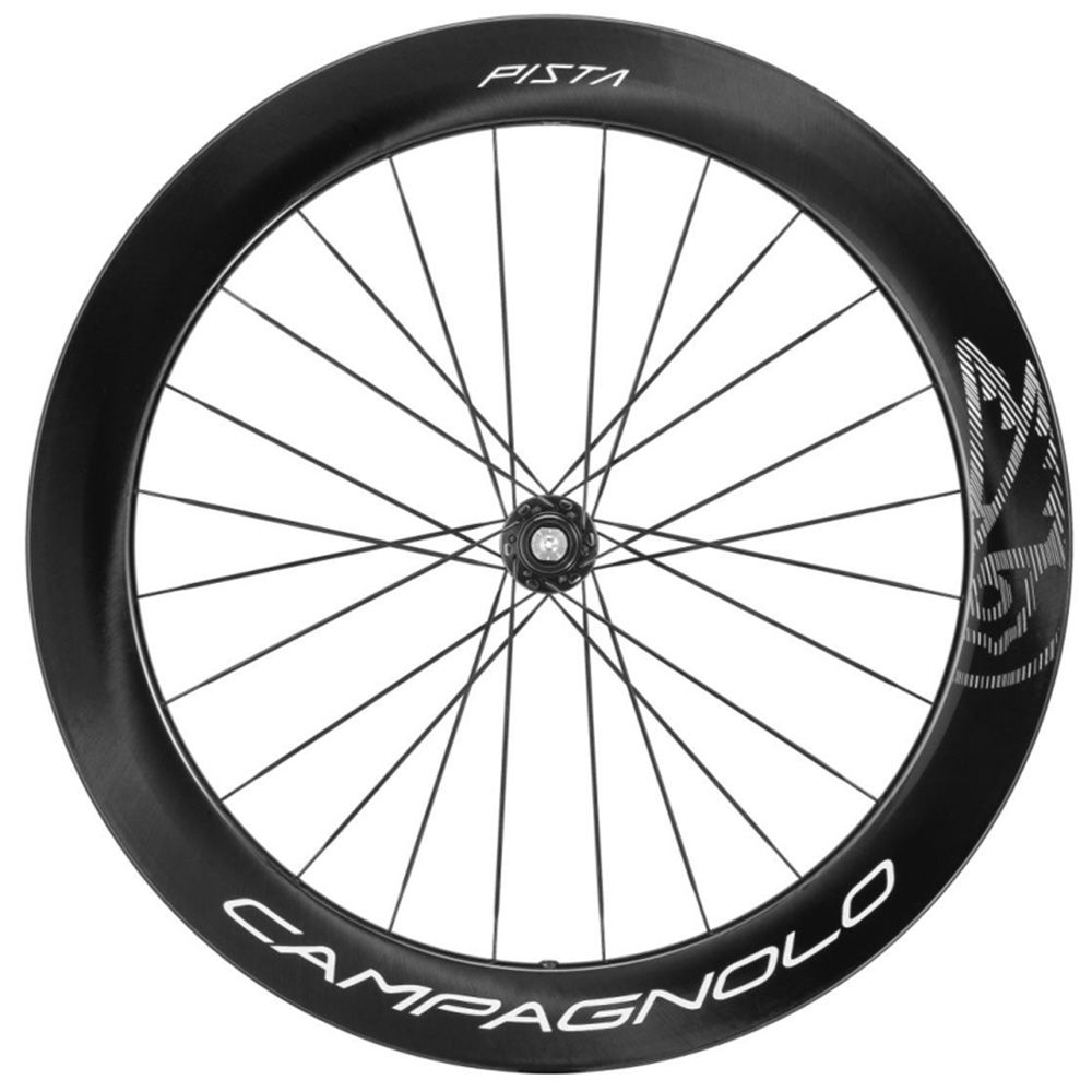 Campagnolo Pista 65 Carbon Track Tubular Wheels - Pista Carbon Track Rear Tubula
