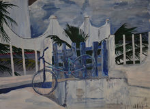 #bicicleta, # bicycle, #chicxulubpuerto ,#Kellykarim, #beach, #arte, #art, #painting, #pictora, #yucatan