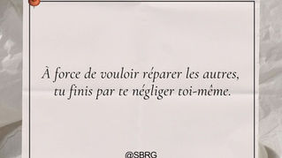 On porte les blessures des autres comme si elles étaient nôtres. On recolle leurs morceaux, un à un, en oubliant que les nôtres se fissurent en silence.