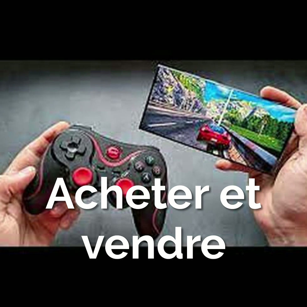 Thumbnail: une manette de jeu Bluetooth sans fil pour smartphone avec support intégré