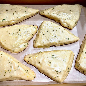 Lemon Rosemary Scones