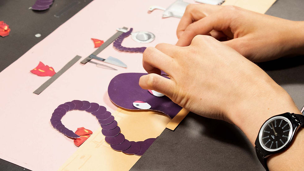 #4 Stage d'été "Stage d'animation, Papiers découpés"