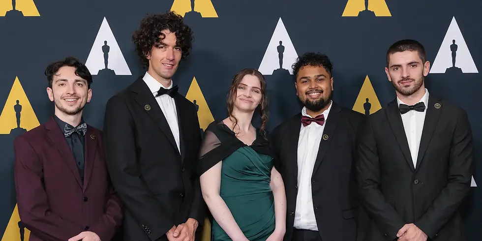 Étudiants de l'École des Nouvelles Images à l'Académie des Oscars