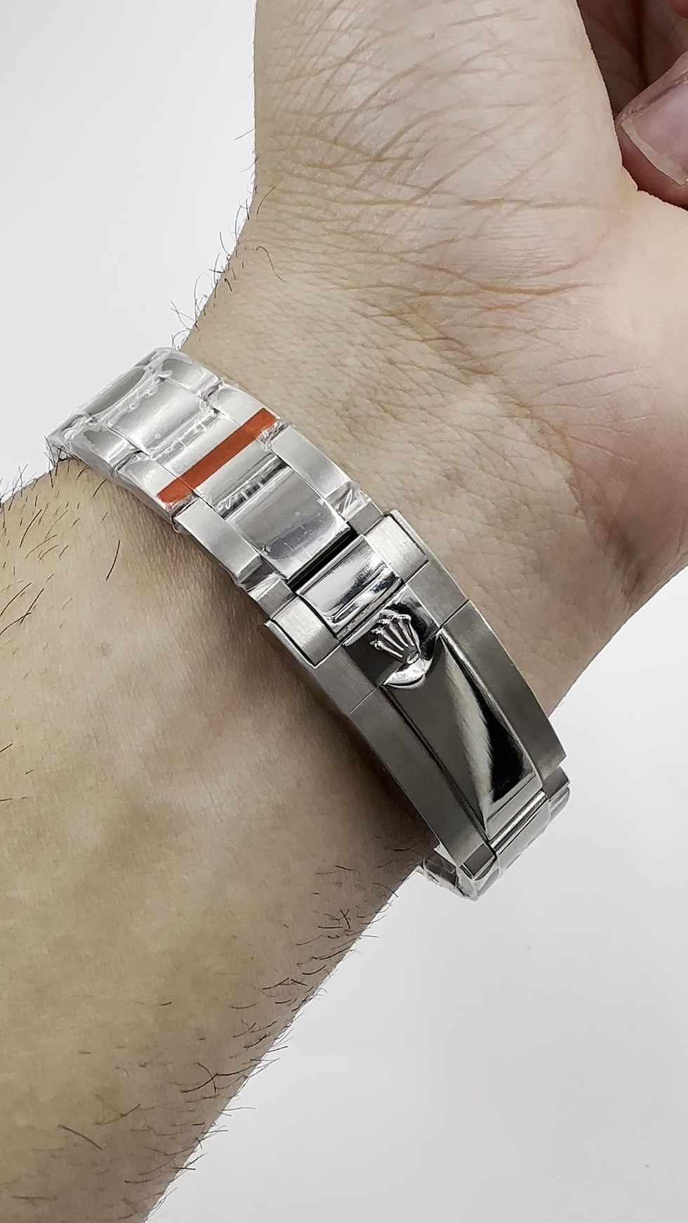 Miniatura: Rolex Daytona Platina com fundo azul - Primeira Linha aço 904L