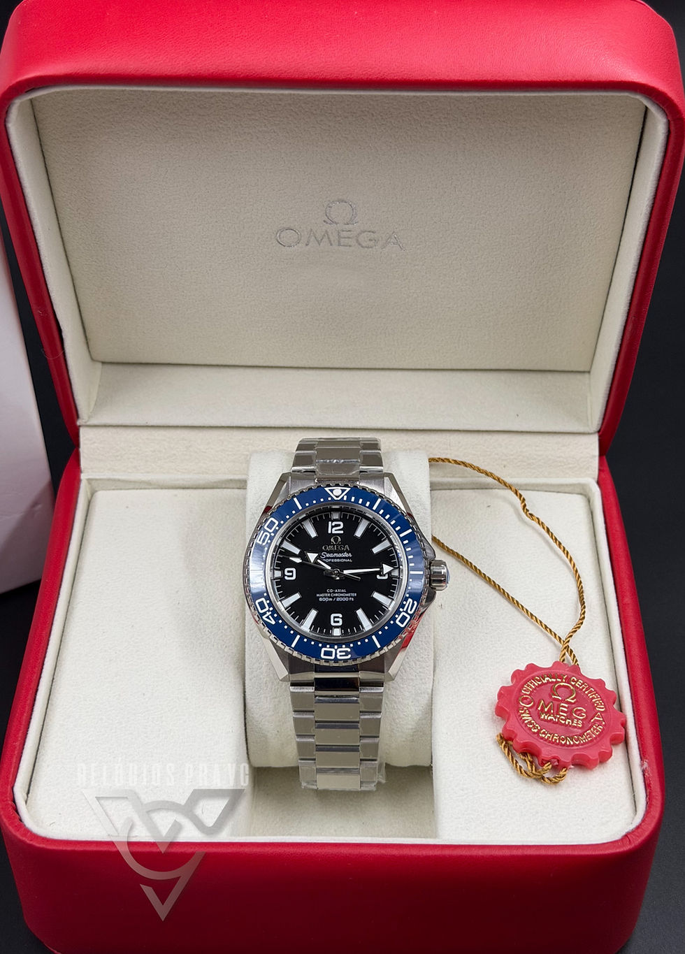 Miniatura: Kit Omega Seamaster Blue+ Caixa Com Manuais