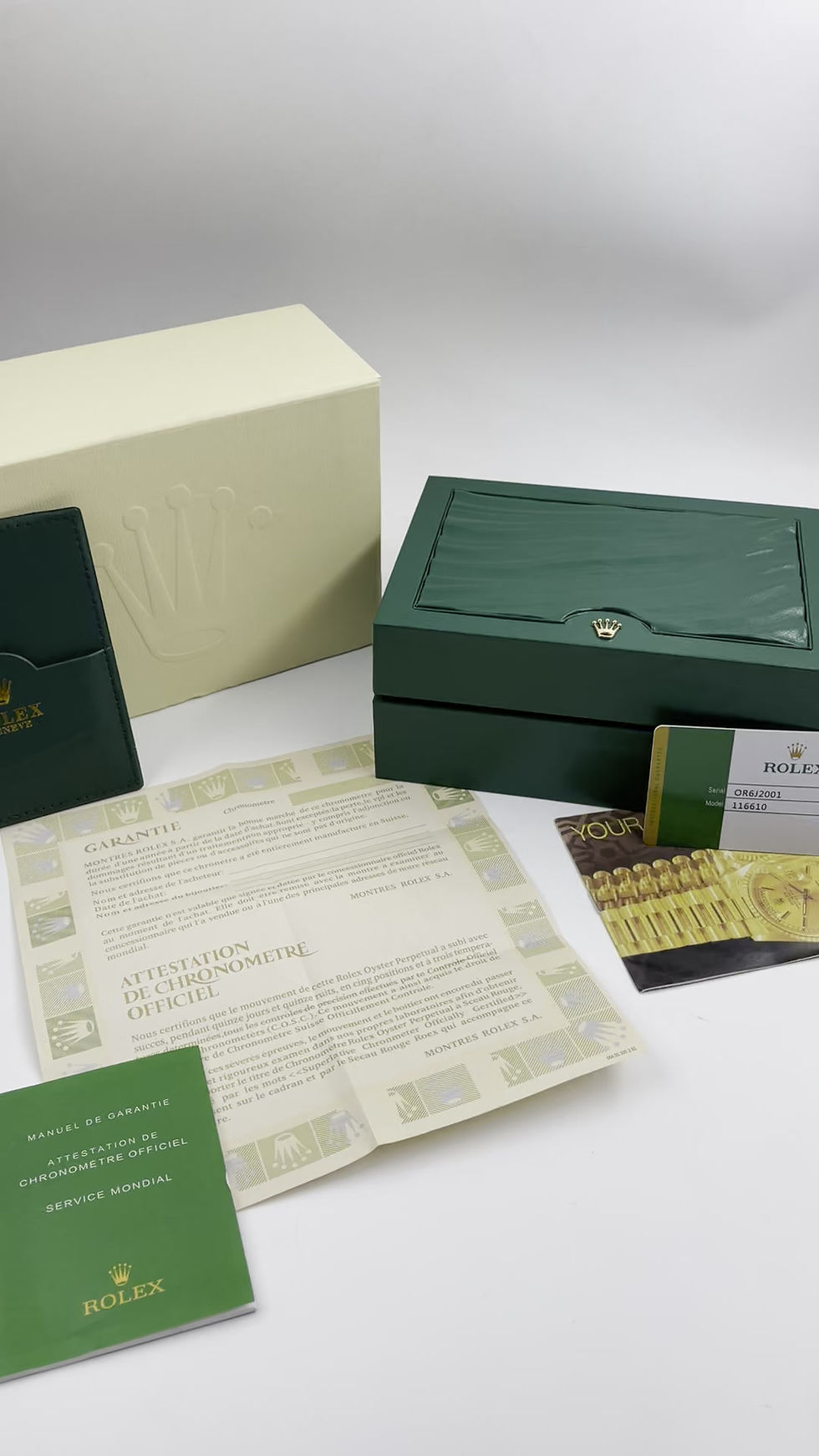 Miniatura: KIT ROLEX DAYDATE ROSÊ +CAIXA R. COM DOCUMENTOS