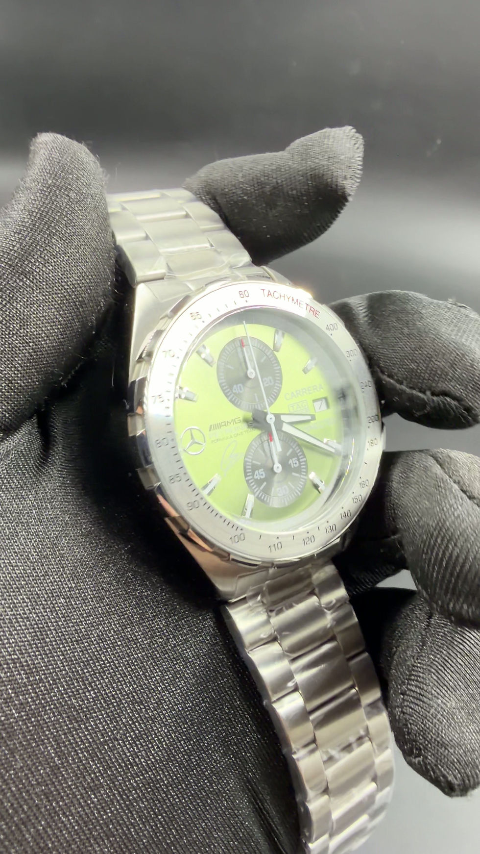 Miniatura: Tag Heuer Carrera Amg Petronas Verde