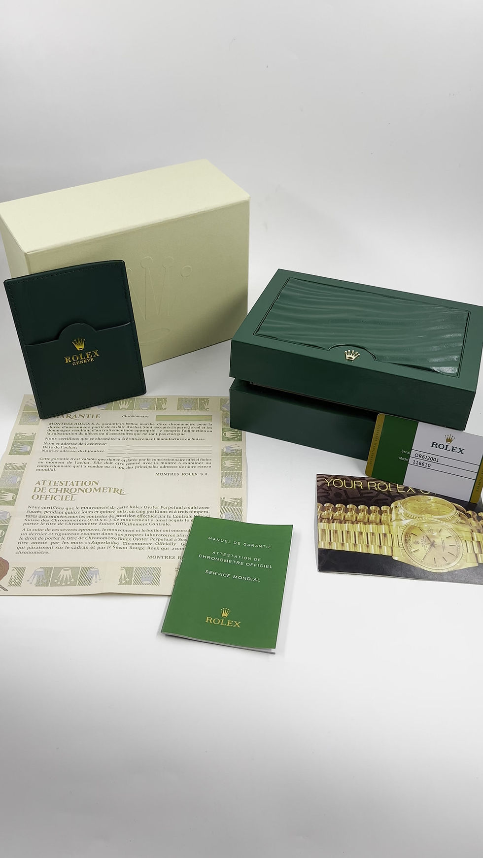 Miniatura: KIT ROLEX DATEJUST+CAIXA R. COM DOCUMENTOS