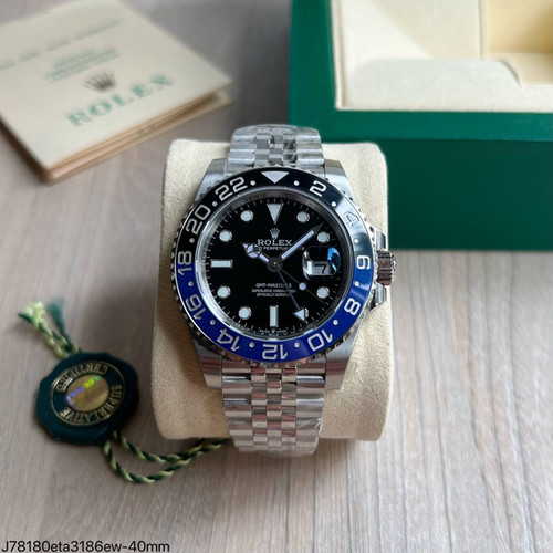 ROLEX GMT MASTER II BATMAN JUBILEU ETA 3186 Loja Relógios Online