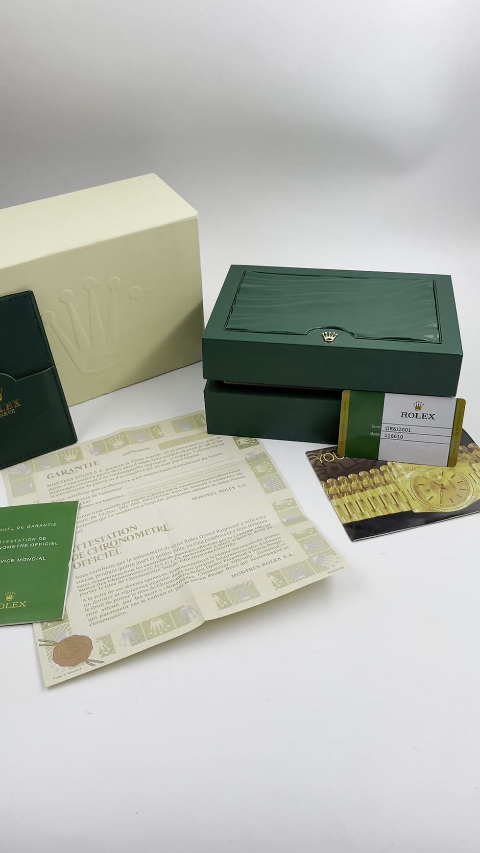 Miniatura: KIT ROLEX SUBMARINER MISTO 2021+CAIXA R. COM DOCUMENTOS
