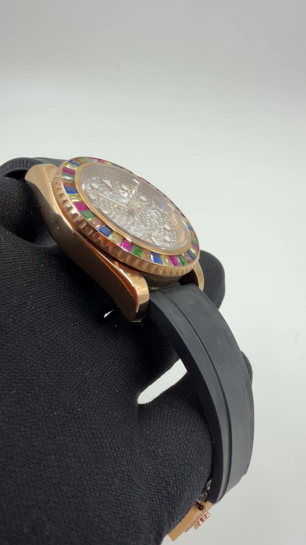 Miniatura: Rolex Yacht Master Rainbow Cravejado