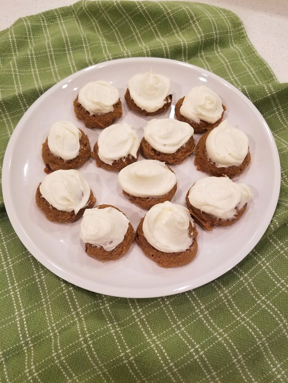 Thumbnail: Pumpkin Cookies with Cream Cheese Frosting