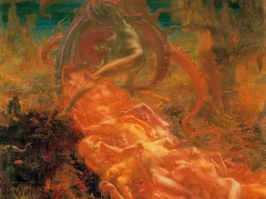 Jean Delville Light of The Occult (Via Dark Art and Craft