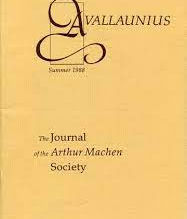 Avallaunius: The Journal of the Arthur Machen Society