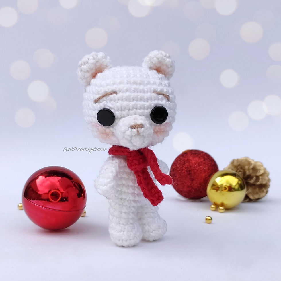 Miniatura: Hanry, o urso - Receita de Amigurumi em PDF