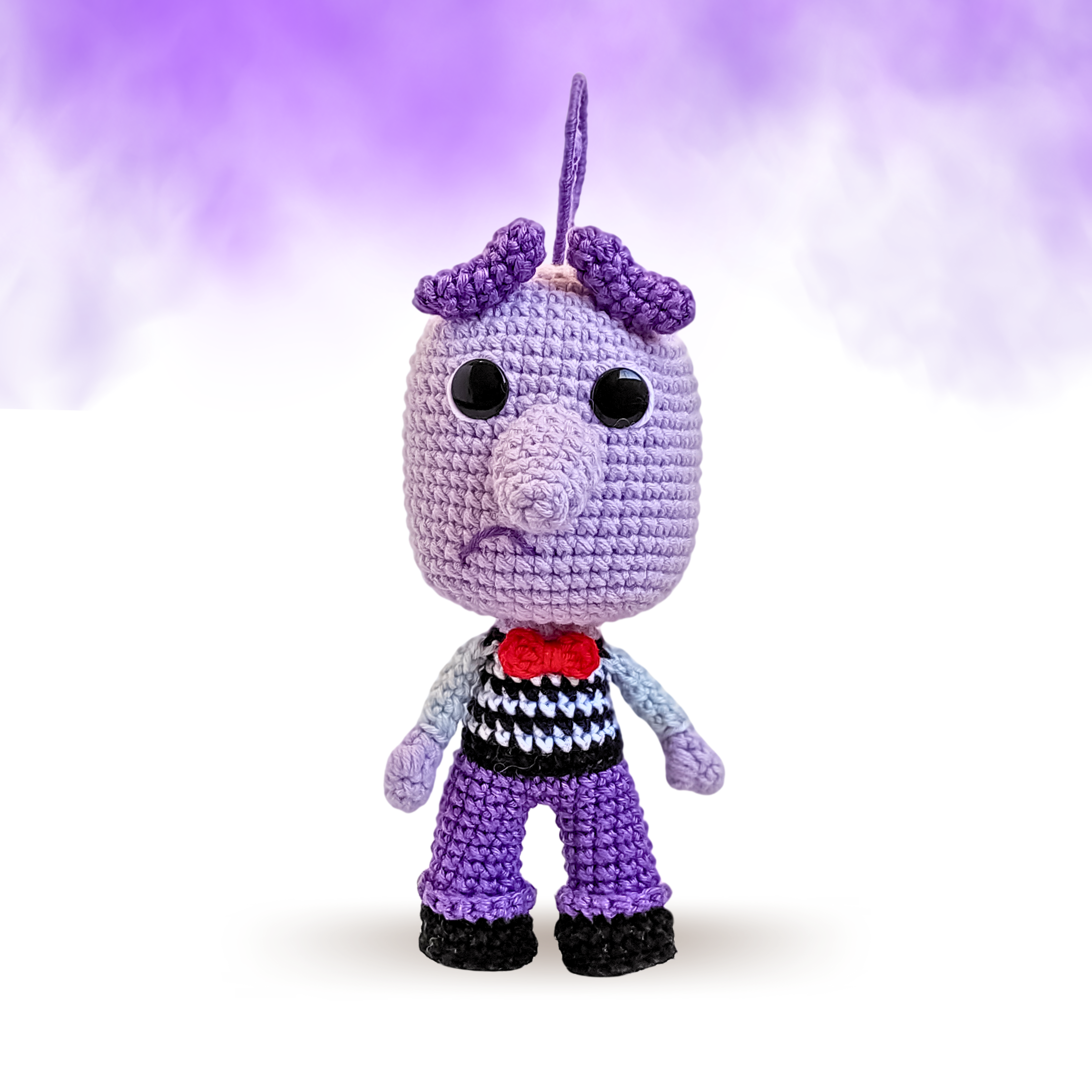 Medo (Divertida Mente) - Receita de Amigurumi