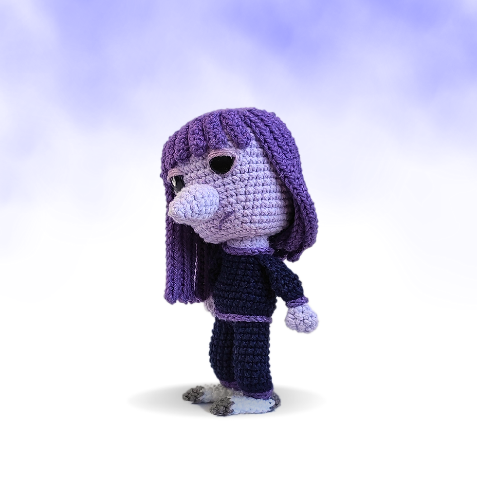 Miniatura: Tédio (Divertida Mente 2) - Receita de Amigurumi