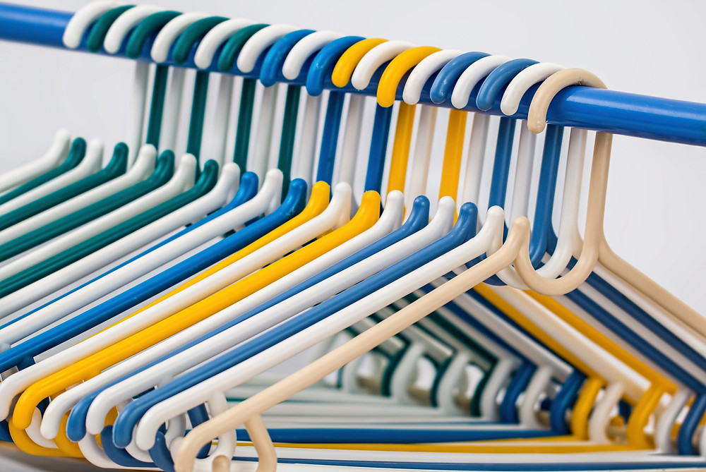 Uniform hangers are visually appealing