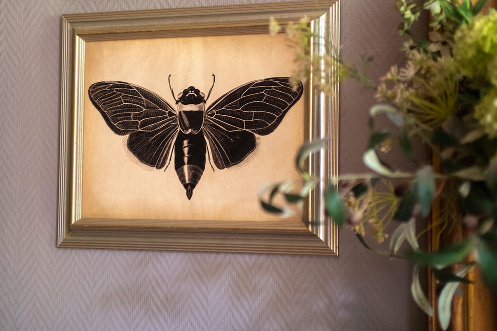 An image of one of the artwork pieces in the manoir