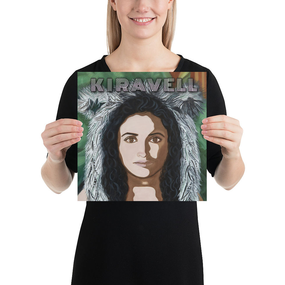 Thumbnail: KIRAVELL: Self-Portrait Album Cover | Original Painting Fine Art Print