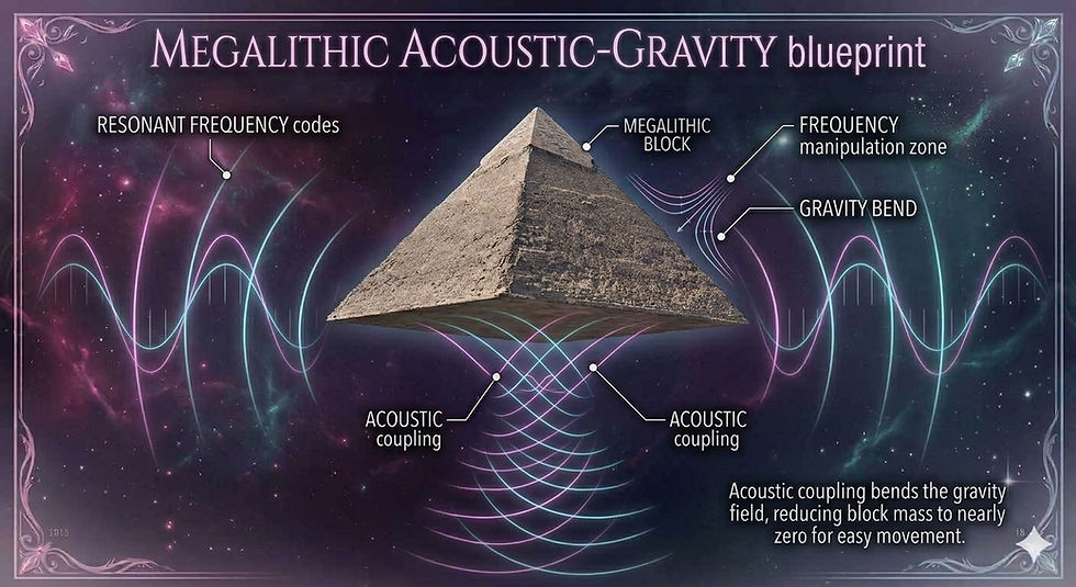 Graphic of A Pyramid Block Being Moved Through Acoustic Decoupling