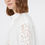Thumbnail: WHITE EMBROIDED BLOUSE