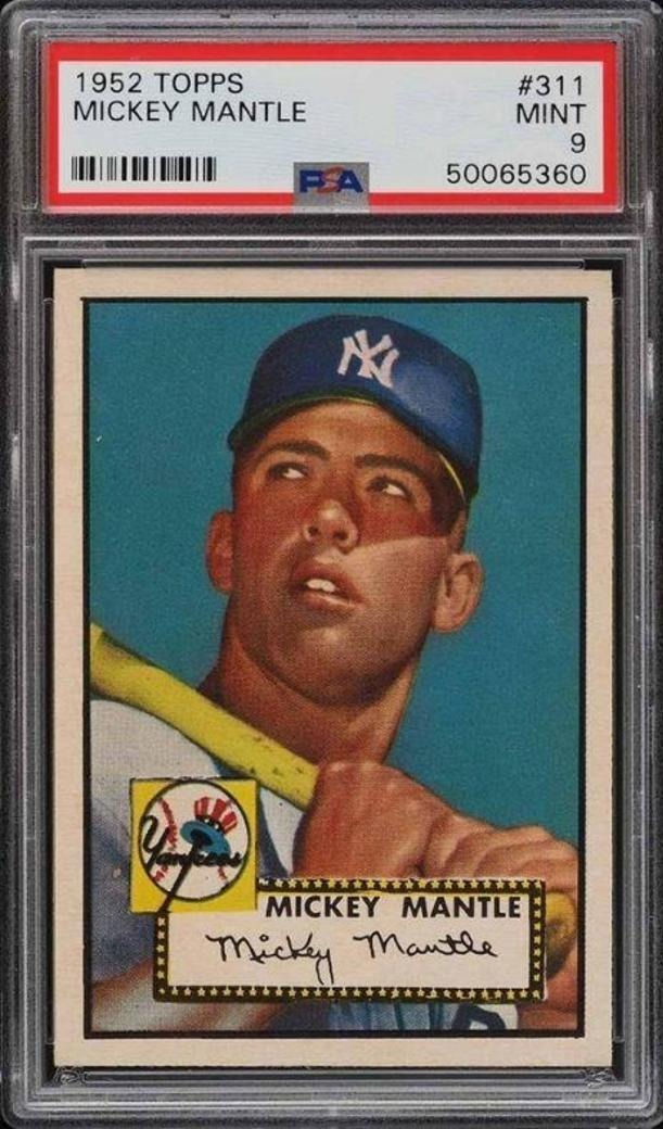 Mickey Mantle $5.2 million card