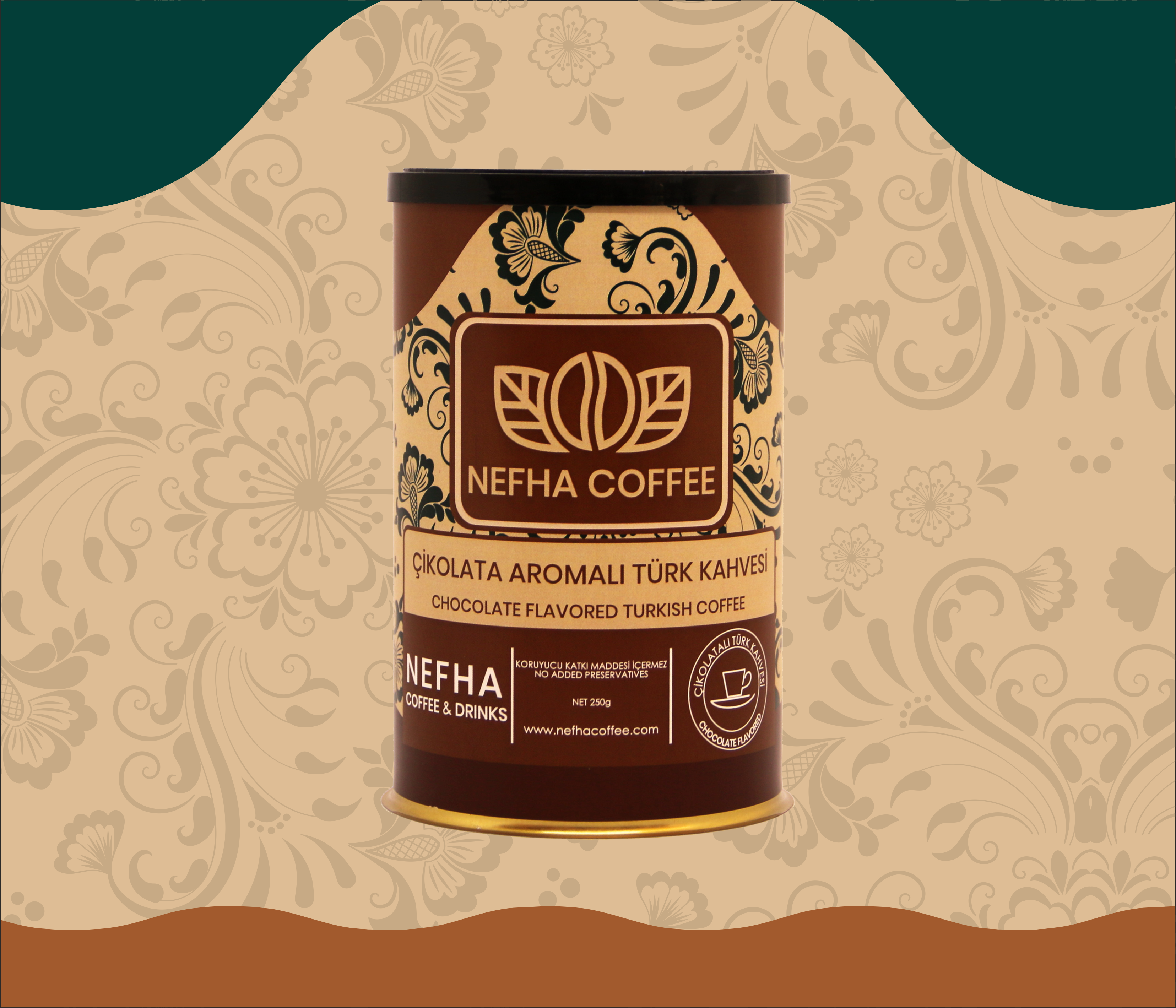 Çikolata Aromalı Türk Kahvesi