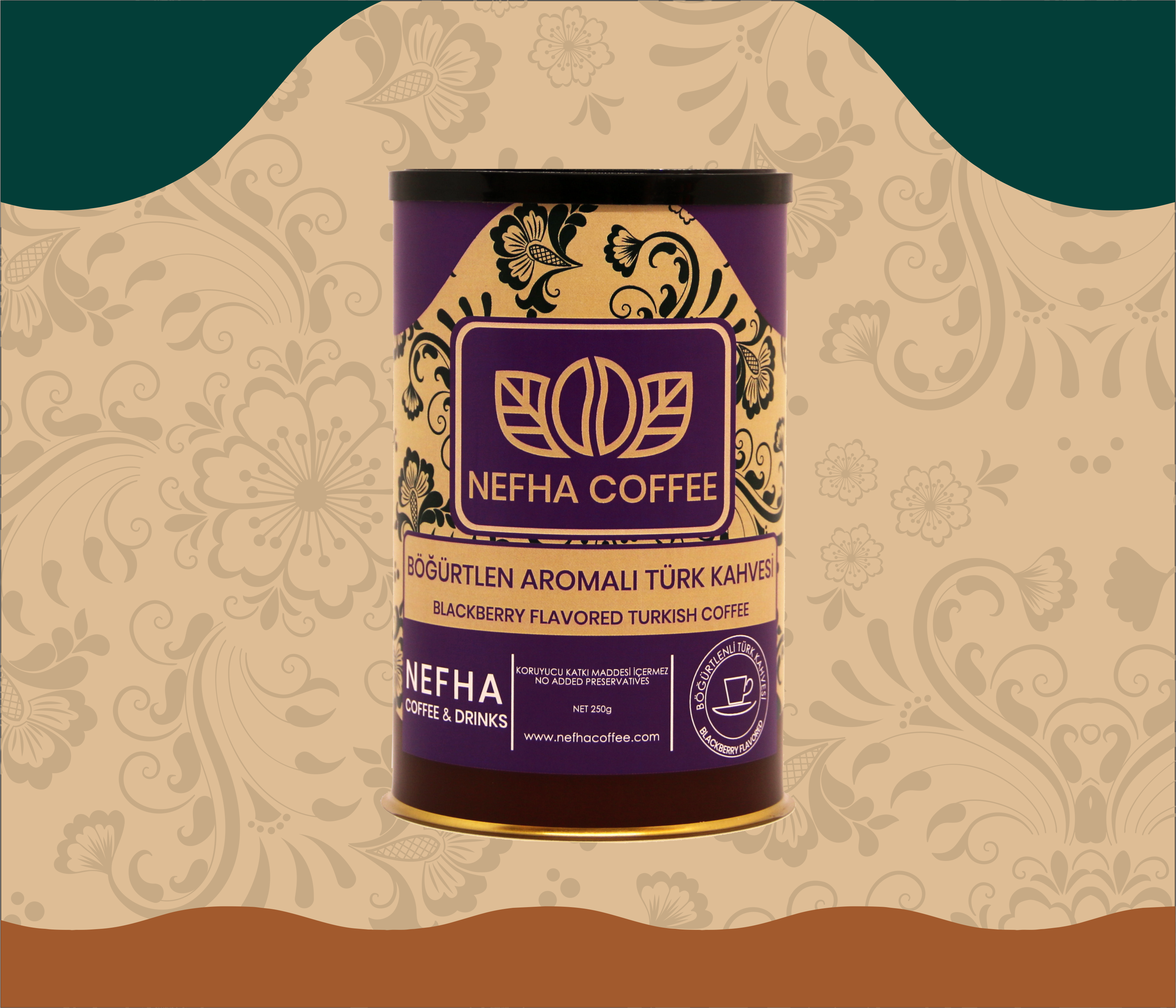 Böğürtlen Aromalı Türk Kahvesi