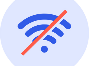 Geen WIFI!