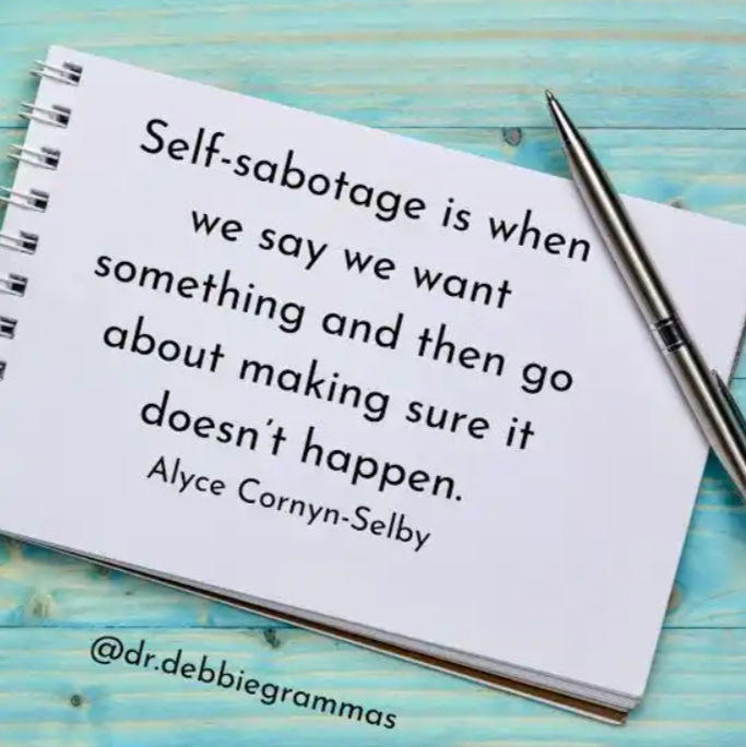meaning of self sabotage